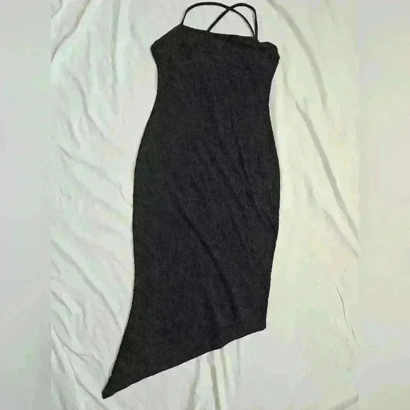 DEME MAXI DRESS BLACK - Picture 1 of 11